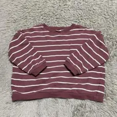 SIMPLE FREE トップス100cm ワインレッド