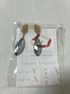 【新品】ANEMONE 煌めきレースビジューピアス