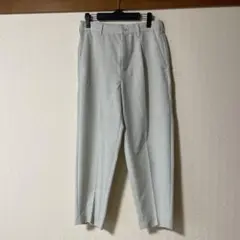 GU スリムフィットスラックス ライトグレー