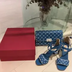 【新品未使用】VALENTINO【ヴァレンティノ】ロックスタッズスパイクヒール