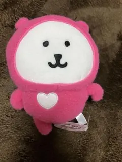 ★ナガノキャラクターズ★しーぷわ★ぬいぐるみ★ピンク くま〜らぶ〜ぬいぐるみ
