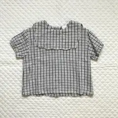 tete a tete  チェックエリブラウス シャツ 90