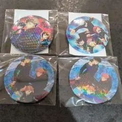 呪術廻戦　缶バッジ　コレクション　ホログラム　4点セット