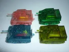 ◆1980年代 日本製◆タカラ チョロQ コンバット NO.C-15 合計4台