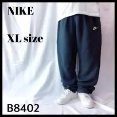 NIKE ナイキ スウェットパンツ ワンポイント オープンヘム 黒 メンズ XL
