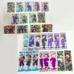 【28枚まとめ】忍たま乱太郎　ロングステッカー　クリアカード