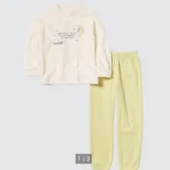 UNIQLO ピーナッツ　ホリデー　フリースセット　長袖 110 パジャマ