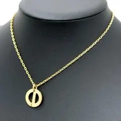 Vintage Dior CDロゴ　ラウンド　サークル　チェーンネックレス