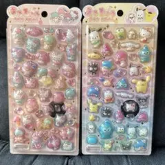 新品未開封正規品　サンリオキャラクターズ　うるちゅる おはじきシールフレーク