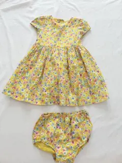 ラルフローレン　花柄 ワンピース ブルマ セット イエローのサムネイル