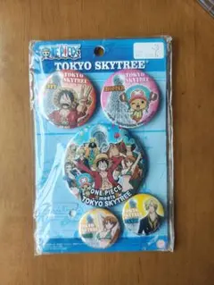 ONE PIECE TOKYO SKYTREE 缶バッジセットのサムネイル