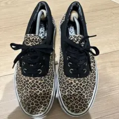 vans ERA フェイクファーleopard サイズ8 - メルカリ