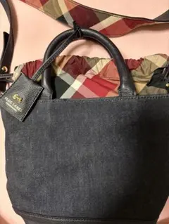 デニムショルダーバッグミニ