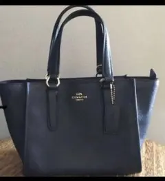 COACH 2WAY ハンドバッグ ネイビーのサムネイル