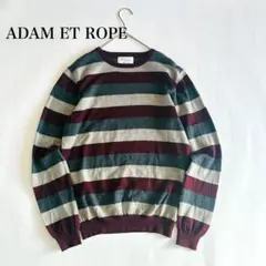 アダムエロペ　ニット　クルーネックプルオーバー