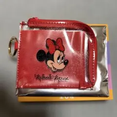 ディズニーストア シークレットPVCウォレット ミニーマウス ラメ 新品未使用