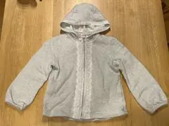 mezzo piano パーカー　ガールズ　140cm グレー