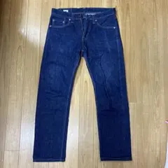 BIG JOHN ストレートデニム ダークブルー