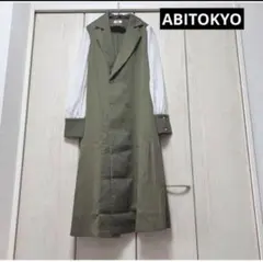 ABITOKYO フリーサイズ　　カーキ　チェスターコート　秋春のサムネイル