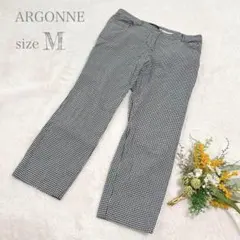 【アルゴンヌ】ARGONNE チェック柄パンツ チノパン イタリア製 M ●