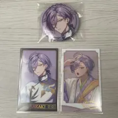 にじさんじ 3SKM 2周年 ランダムチェキ風カード チェキ 缶バッジ 榊ネス