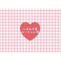 たまねぎ屋　みーちゃん様専用