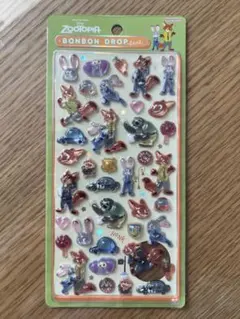 い*ご様 【正規品】ズートピア ボンボンドロップシール
