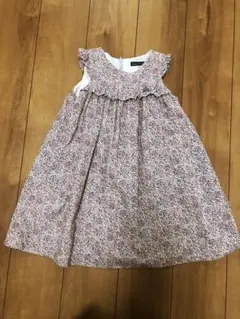 BEBE フラワープリント ノースリーブワンピース 120