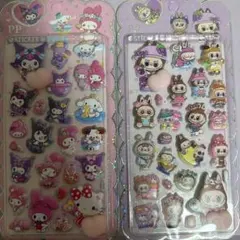 マイメロディ・ハローキティ シールセット　2枚セット