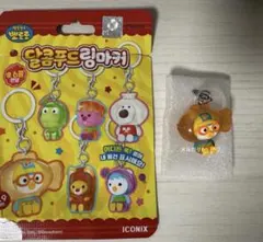 韓国限定 ポロロ めじるしアクセサリー キーリング チャーム