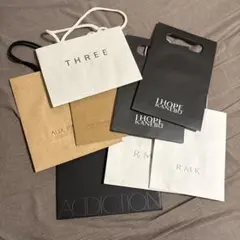 ショップ袋セット THREE RMK ADDICTIONのサムネイル