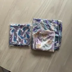 kapuwa コットン　ハンカチ　バンダナ　柄　綿100% インド　3枚セット