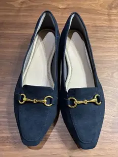 美品 green label relaxing ビットローファースエード24.5のサムネイル