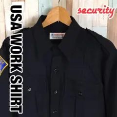 美品　USA WORK SHIRT courtesy POLICE ワッペン付のサムネイル