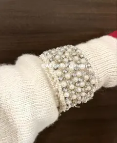 きらきらパール装飾ブレスレットプレゼント♡