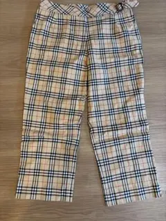 美品✨ BURBERRY GOLF バーバリー　クロップドパンツ　11号のサムネイル