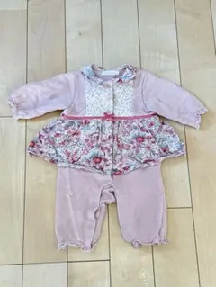 bebe 70cm 花柄ロンパース