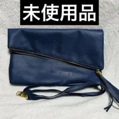 【未使用品】GIVENCHY ネイビー クラッチバッグ