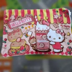 Hello Kitty 枕カバー フリース素材 ピンク　美品43×63のサムネイル