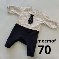 mocmofお祝いセレモニースーツ風ロンパース70