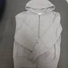 Champion リバースウィーブ ジップパーカー グレー L