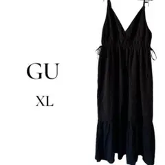 GU テクスチャーキャミソールワンピース