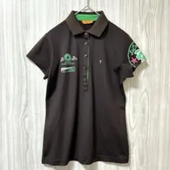 LALA'C GOLF レディース ゴルフ　ポロシャツ M ブラウン Ⓜ︎24のサムネイル