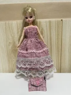 リカちゃん、ジェニーちゃんサイズハンドメイドドレス