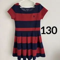 Polo Ralph Lauren 半袖ワンピース 赤と紺