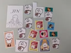 BTS ジン トレカ シールセット