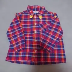 MIKI HOUSE チェック柄シャツ 90cm