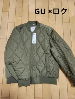 新品未使用　GU　ロク　キルティングブルゾン by rokh　MA-1