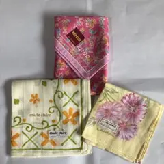KENZO、LANCEL、marie claireハンカチ3枚セット