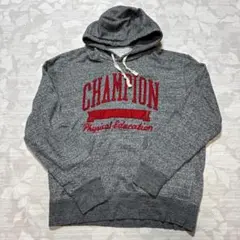 キ*グ様 Champion チャンピオン パーカー L グレー カレッジロゴ